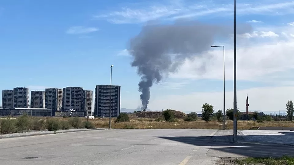 Ankara’da korkutan yangın: Sanayi sitesinde çıktı