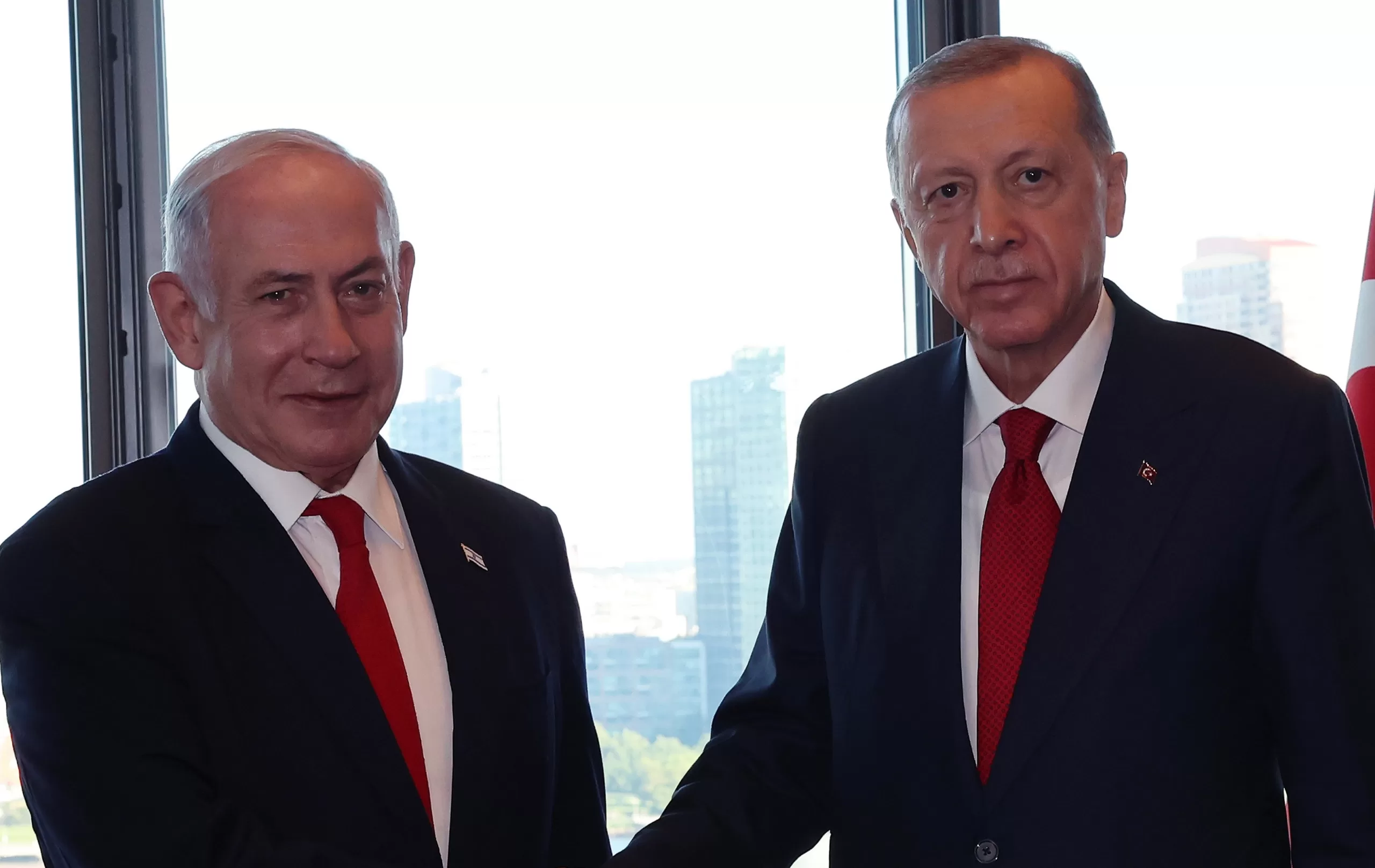 Cumhurbaşkanı Erdoğan, Netanyahu ile görüştü