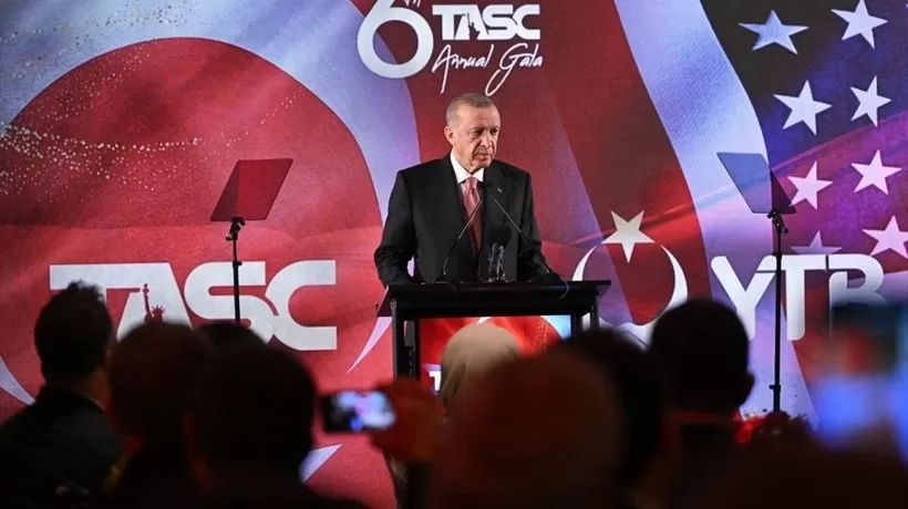 Cumhurbaşkanı Erdoğan, TASC yemeğinde konuştu