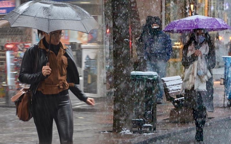 Meteoroloji’den yağmur ve kar uyarısı