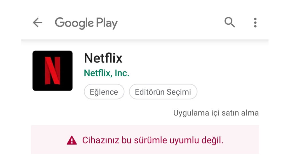 Cihazınız bu sürümle uyumlu değil ne demek? Cihazınız bu sürümle uyumlu değil hatası nasıl çözülür tablet?