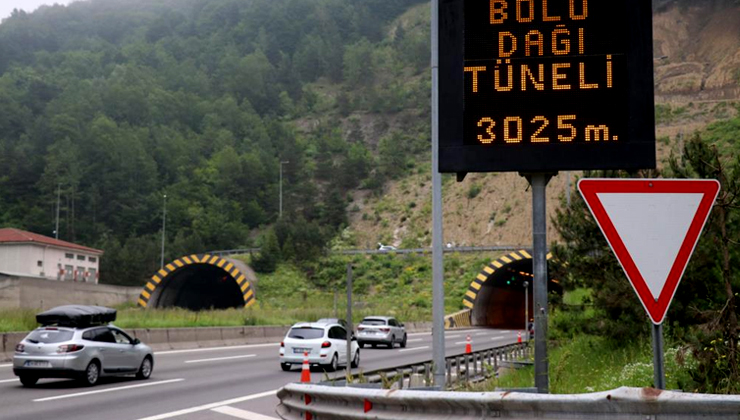 Bolu Dağı Tüneli yarın açılıyor!