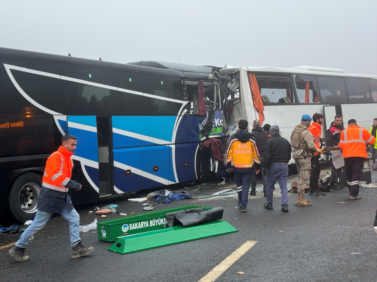 Kuzey Marmara Otoyolu'ndaki kazaya 6 gözaltı
