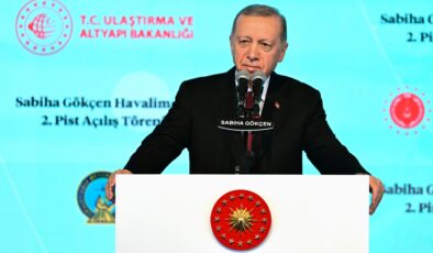 Cumhurbaşkanı Erdoğan, Sabiha Gökçen Havalimanı 2. Pist Açılış Töreni’nde