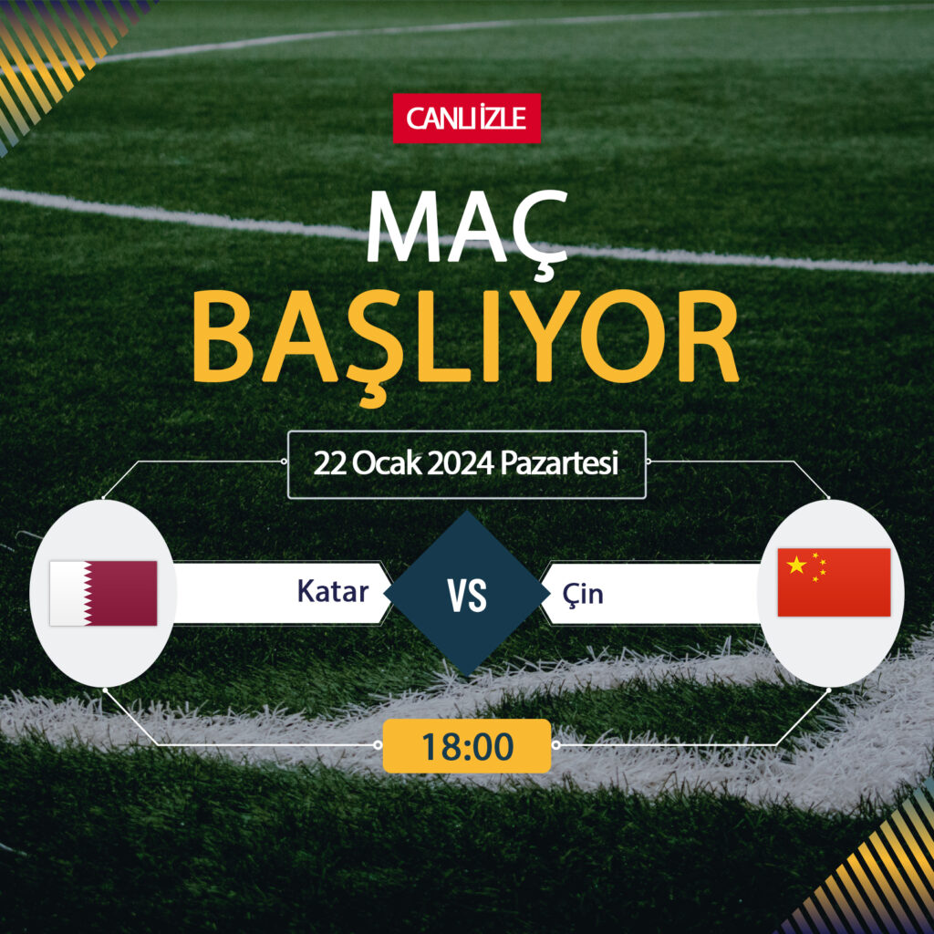 Katar Çin canlı ŞİFRESİZ DONMADAN İZLE! Katar Çin Smartspor, BeIN Sports (20 OCAK) CANLI İZLE!