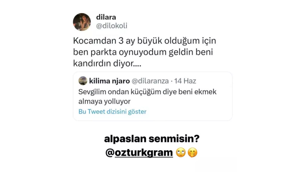 Ebru Şancı Alpaslan Öztürk arasında kaç yaş fark var? Ebru Şancı'dan güldüren paylaşım