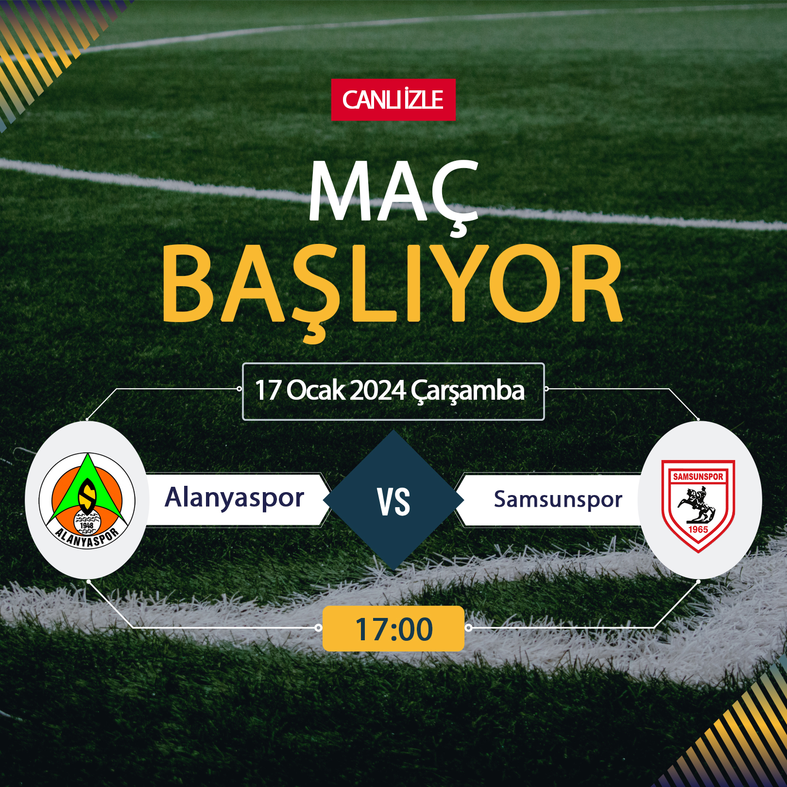 Alanyaspor Samsunspor maçı ne zaman? CANLI İZLE– Alanyaspor Samsunspor maçı saat kaçta? BeIN SPORT1