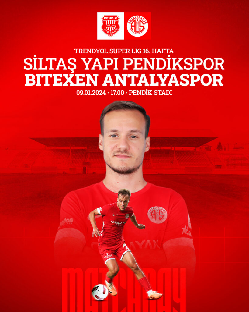 Pendikspor Antalyaspor maçı ne zaman? Pendikspor Antalyaspor maçı saat kaçta?