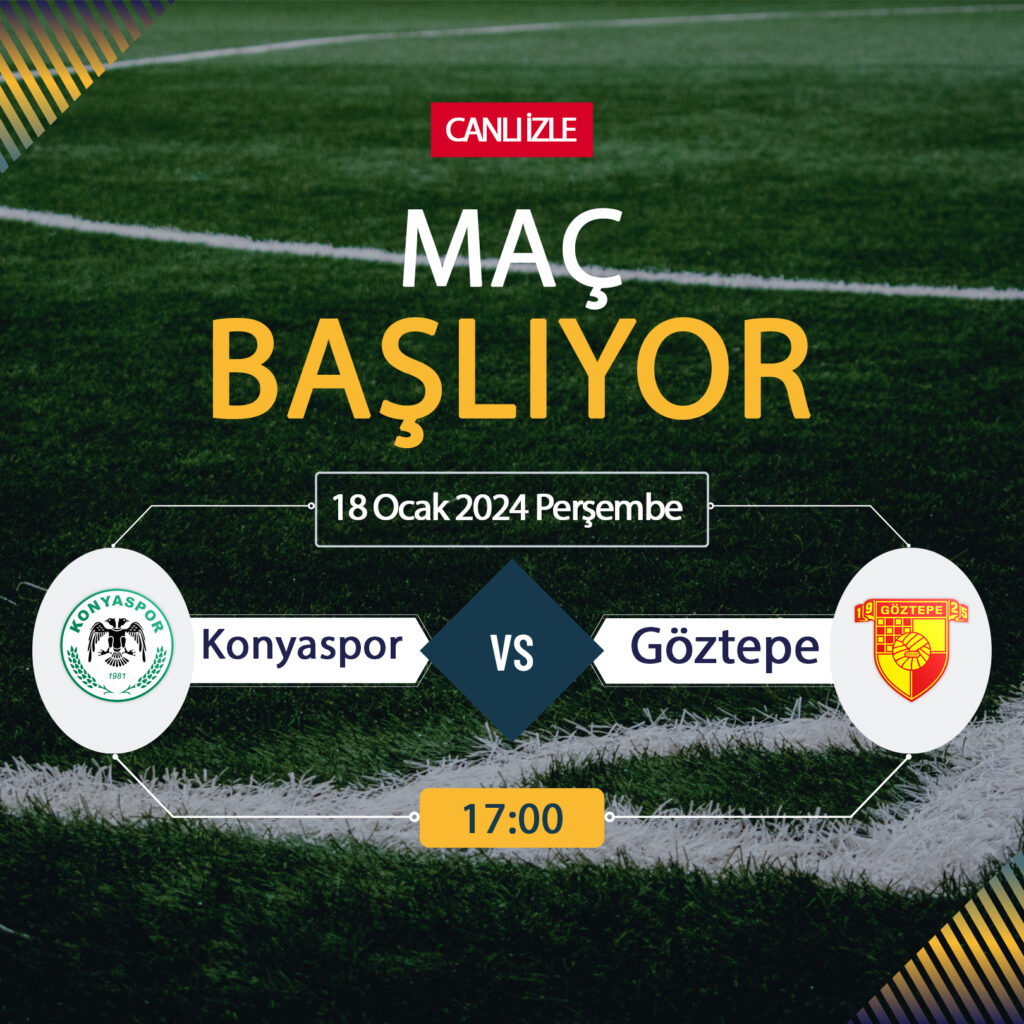 Konyaspor Göztepe maçı hangi kanalda? BeIN Sports, Justin Tv, Selçuksports, Taraftarium24 CANLI İZLE