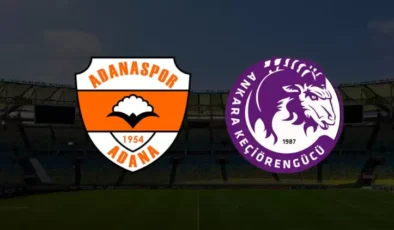 CANLI İZLE Adanaspor-Ankara Keçiörengücü maçı! Adanaspor-Ankara Keçiörengücü CANLI DONMADAN ŞİFRESİZ İZLE!