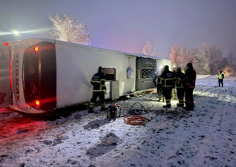 Kastamonu’da otobüs devrildi: 6 ölü, 33 yaralı