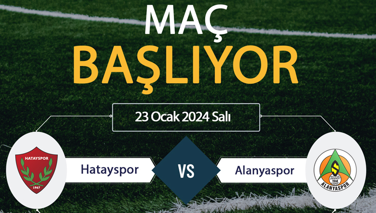 Hatayspor Alanyaspor maçı hangi kanalda? Hatayspor Alanyaspor maçı canlı izle! TRT Spor, BeIN Sports, Justin Tv, Selçuksports, Taraftarium24 CANLI İZLE