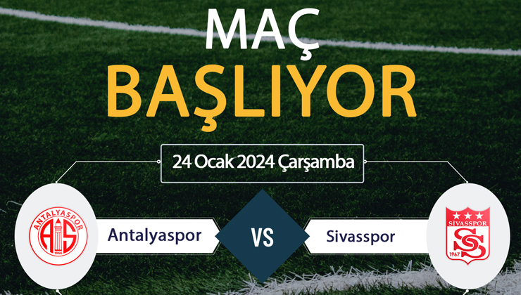 Antalyaspor Sivasspor maçı hangi kanalda? Antalyaspor Sivasspor maçı canlı izle! TRT Spor, BeIN Sports, Justin Tv, Selçuksports, Taraftarium24 CANLI İZLE