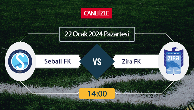 Sebail Zira canlı ŞİFRESİZ DONMADAN İZLE! Sebail Zira CBC Sport (22 OCAK) CANLI İZLE!