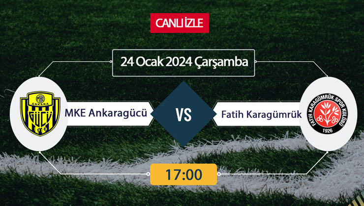 Ankaragücü Karagümrük canlı ŞİFRESİZ DONMADAN İZLE! Ankaragücü Karagümrük beIN SPORTS (24 OCAK) CANLI İZLE!