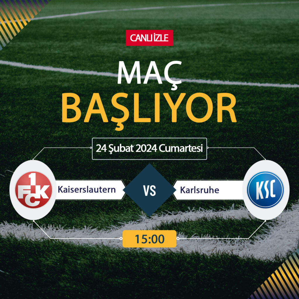 Kaiserslautern Karlsruhe maçı ne zaman? Bein Sports CANLI İZLE Kaiserslautern Karlsruhe maçı saat kaçta, hangi kanalda? Kaiserslautern Karlsruhe maçını bedava İZLE