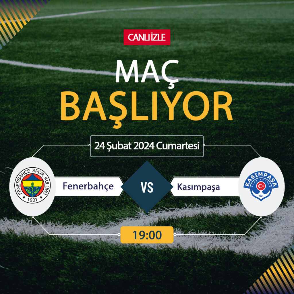 Fenerbahçe Kasımpaşa maçı ne zaman? Bein Sports CANLI İZLE Fener Kasımpaşa maçı saat kaçta, hangi kanalda? FB Kasımpaşa maçını bedava İZLE