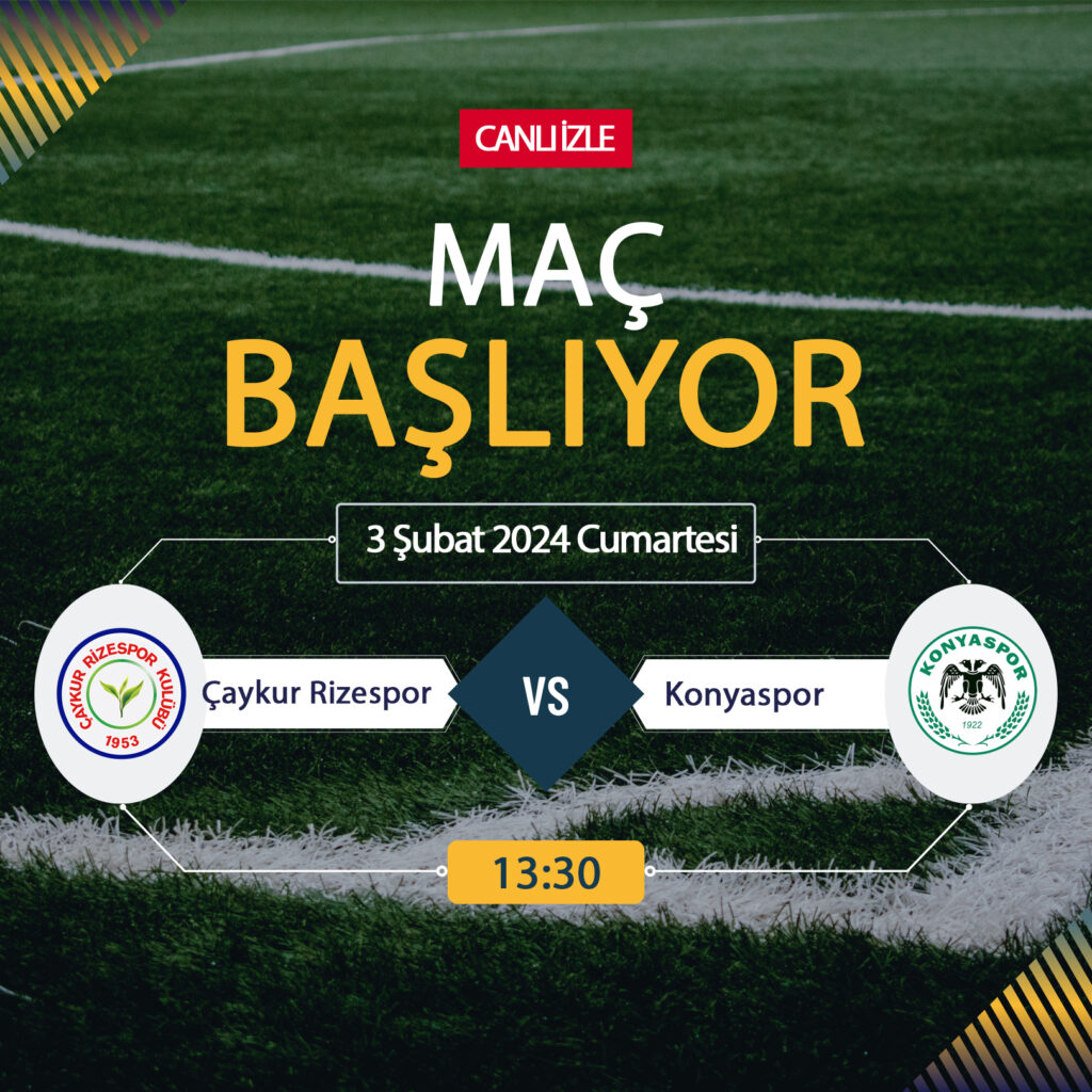 Çaykur Rizespor Konyaspor maçı ne zaman? CANLI İZLE Çaykur Rizespor Konyaspor saat kaçta? beIN SPORTS Canlı İzle