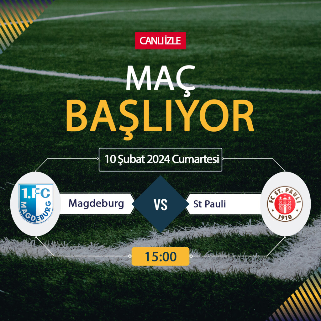 Magdeburg St Pauli canlı ŞİFRESİZ DONMADAN İZLE! Magdeburg St Pauli BeIN Sports (10 ŞUBAT) CANLI İZLE