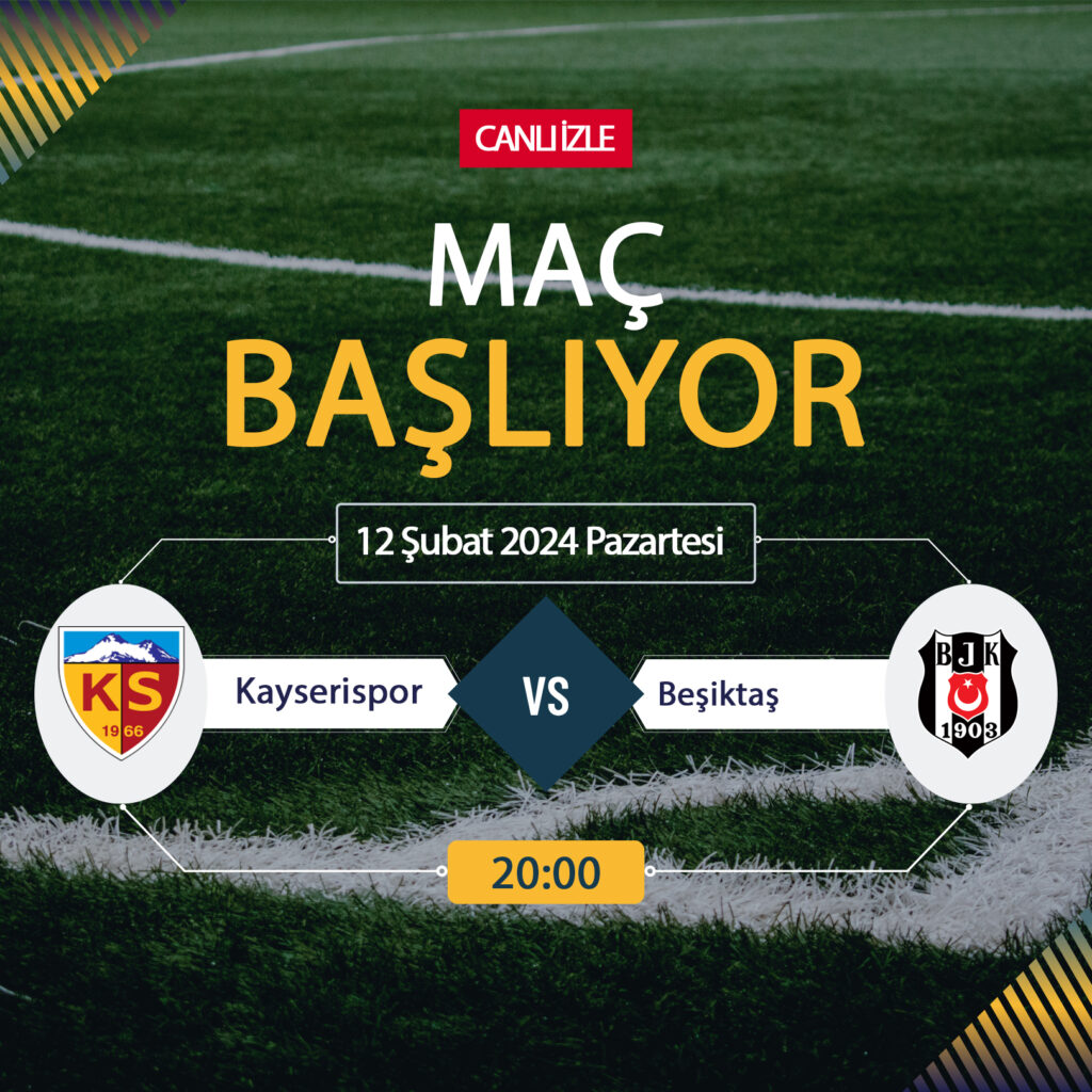 Kayserispor Beşiktaş maçı ne zaman? CANLI İZLE Kayserispor Beşiktaş maçı saat kaçta, hangi kanalda? BeIN Sports Canlı İzle! Kayserispor Beşiktaş maçını bedava İZLE