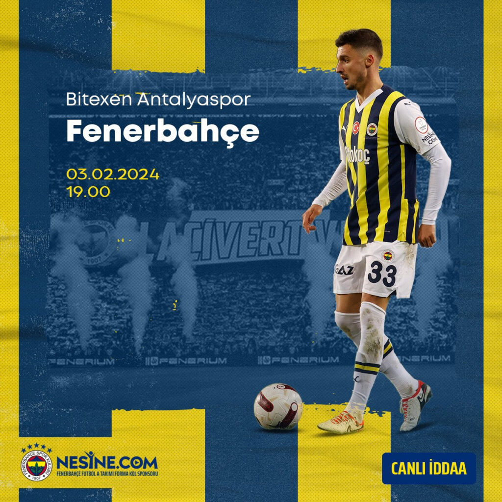 Antalyaspor Fenerbahçe ne zaman? beIN Sports şifresiz İZLE! Antalyaspor Fenerbahçe muhtemel 11, kadrosu, hakemi kim? Antalyaspor Fenerbahçe maçı ne zaman, saat kaçta, hangi kanalda?