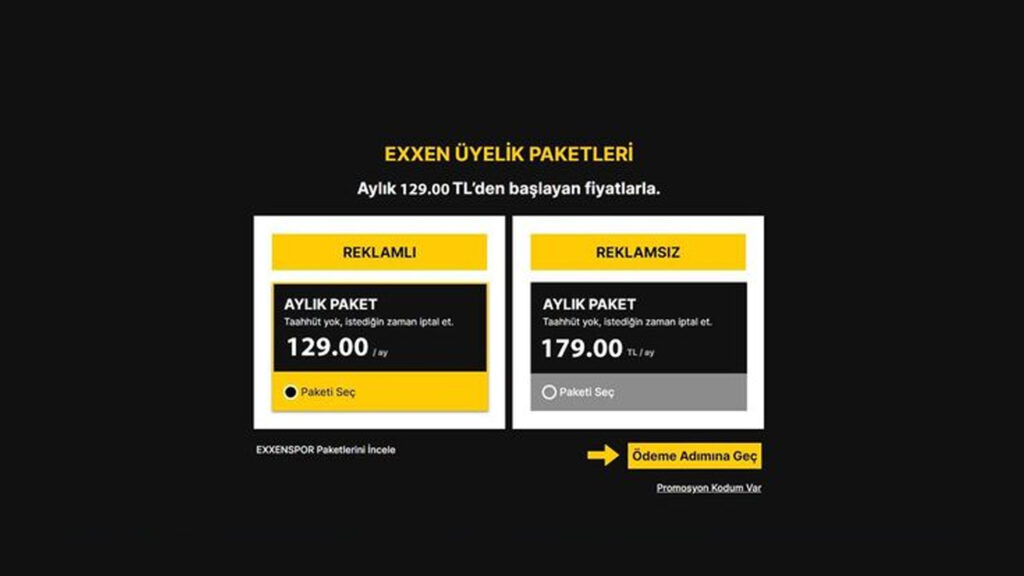 Exxen ne kadar? Exxen zam var mı? Exxen ne kadar aylık? Exxen ne kadar 2024? Exxen üyelik paketleri, Exxen spor üyelik, Exxen spor paketi ne kadar?