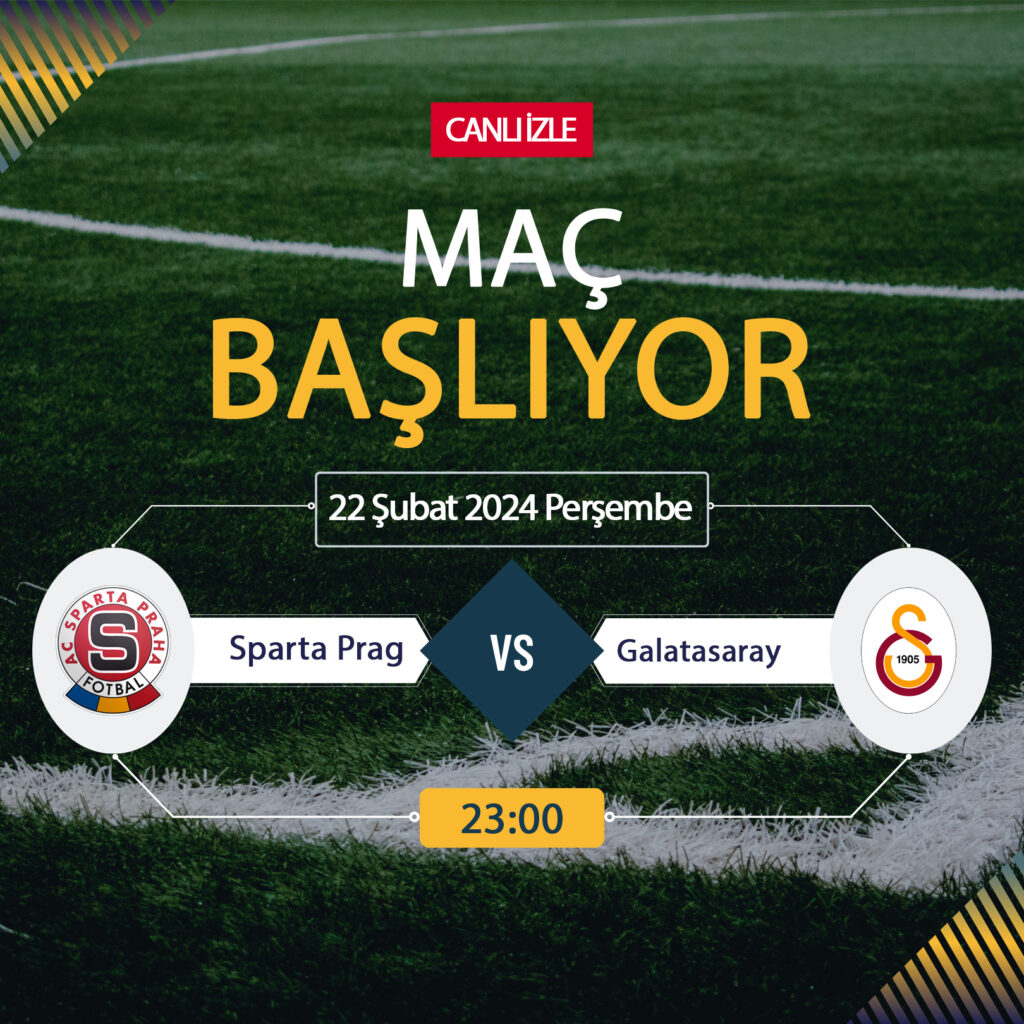 Sparta Prag Galatasaray maçı ne zaman? TV 8,5 Exxen CANLI İZLE Prag GS maçı saat kaçta, hangi kanalda? Prag Galatasaray maçını bedava İZLE