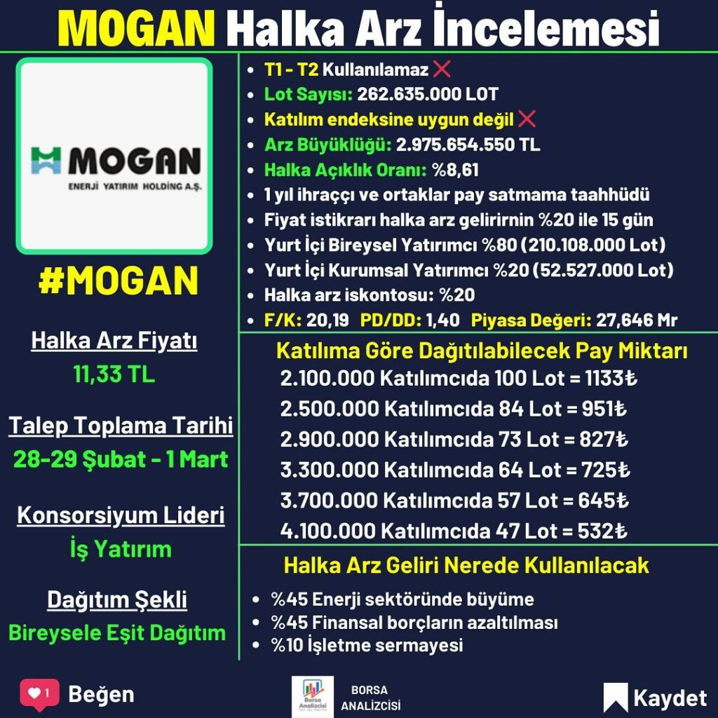 Artemis Halı ve Mogan Enerji halka arz oluyor! Artemis Halı ve Mogan Enerji halka arz ne zaman, hangi bankalarda var? Artemis Halı kaç lot verir?