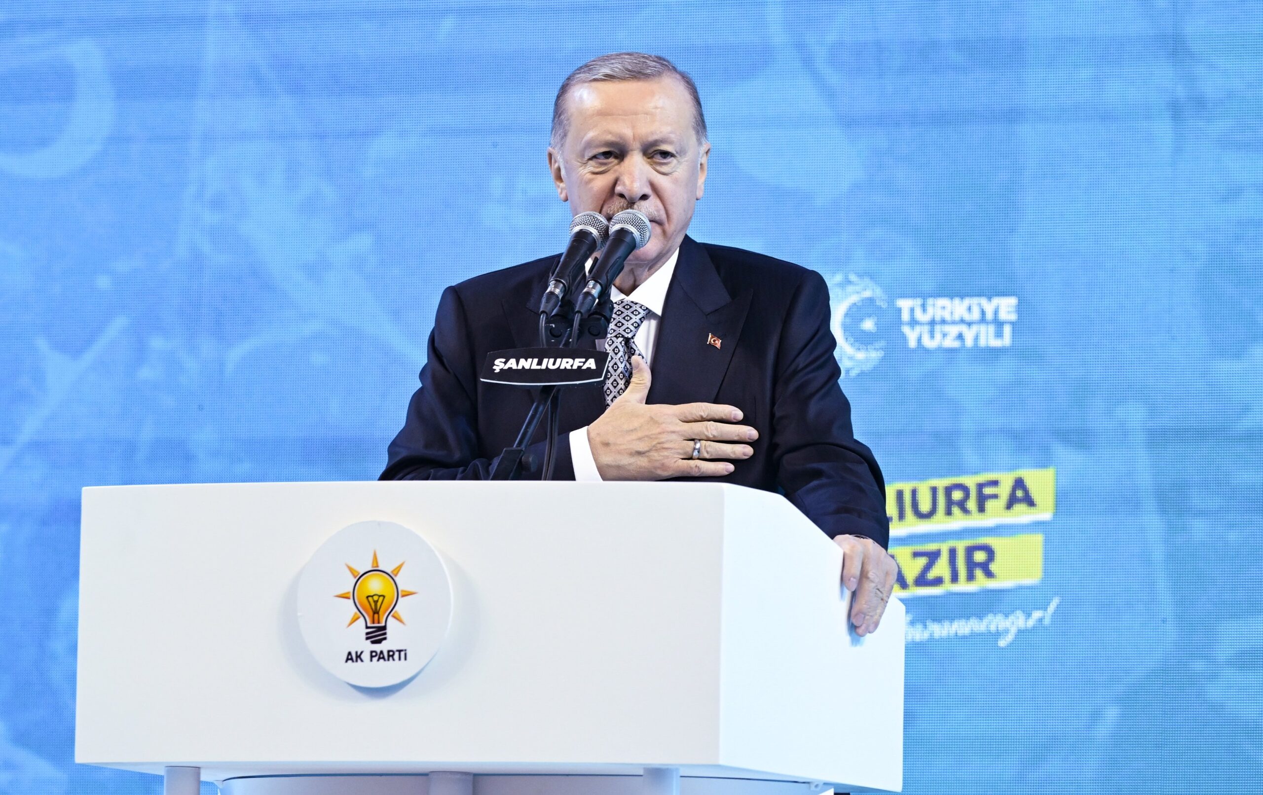 Cumhurbaşkanı Erdoğan Şanlıurfa ilçe adaylarını tanıttı