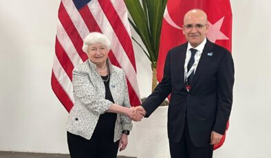 Mehmet Şimşek ABD’li mevkidaşı Janet Yellen ile görüştü