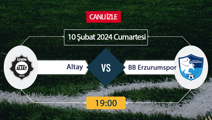 Altay Erzurum canlı ŞİFRESİZ DONMADAN İZLE! Altay Erzurum TRT Spor (10 ŞUBAT) CANLI İZLE