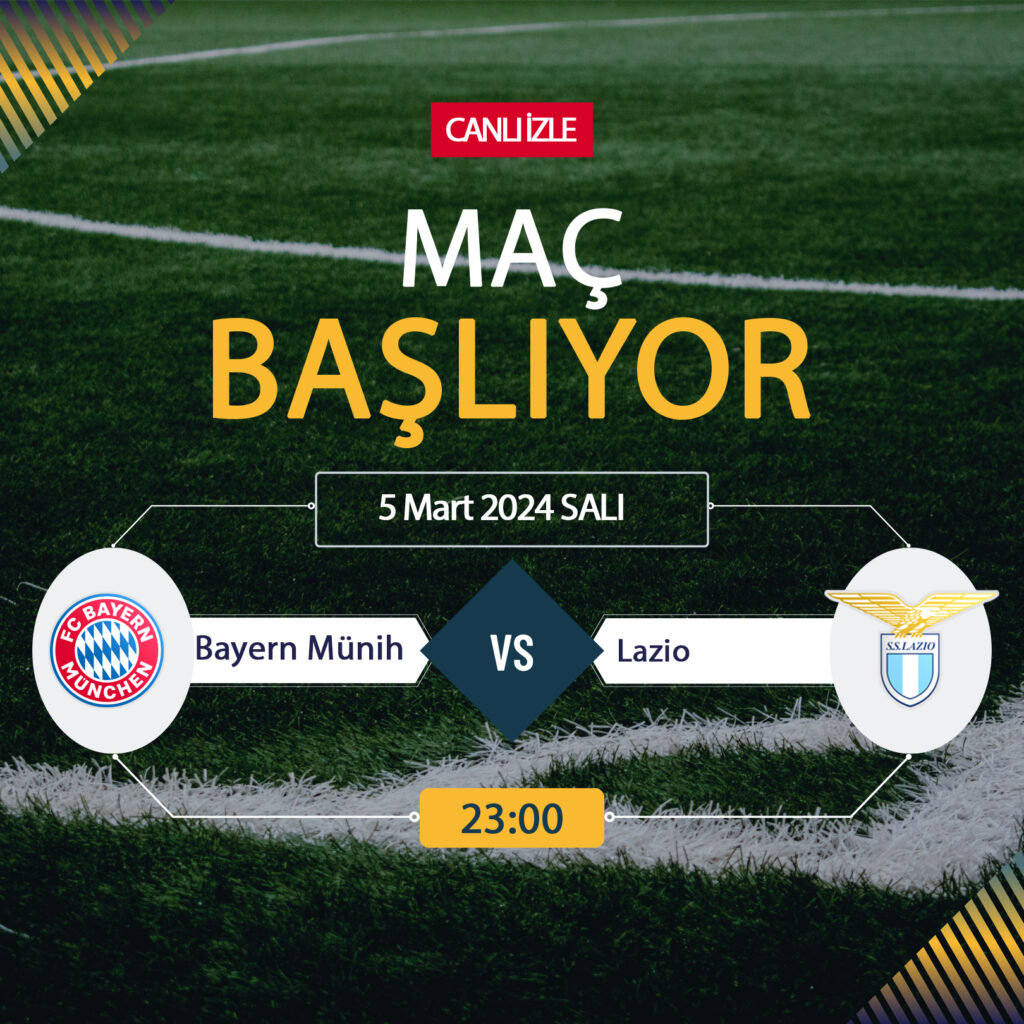 Bayern Münih-Lazio Taraftarium24 Şifresiz CANLI İZLE online linki hangi kanalda, saat kaçta oynanacak?