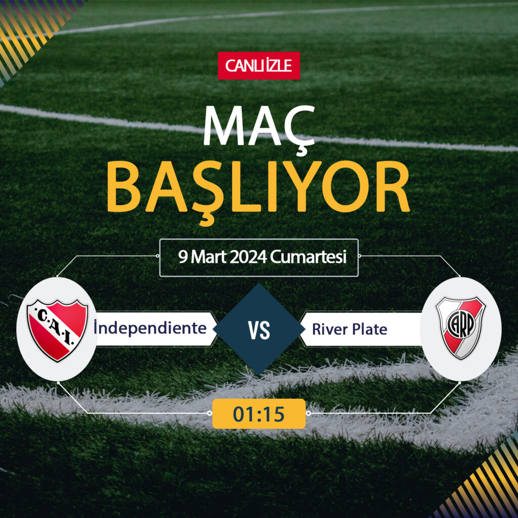 İndependiente River Plated maçı ne zaman? İndependiente River Plate maçı saat kaçta, hangi kanalda? İndependiente River Plate maçını bedava İZLE