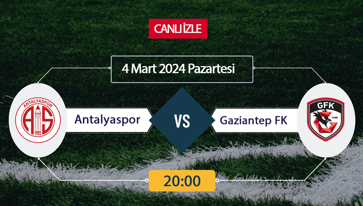 Canlı izle Antalyaspor – Gaziantep BeIN sports, şifresiz yabancı kanalların frekans ayarları