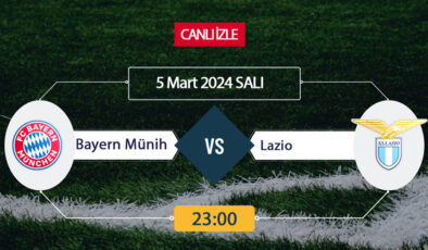 Bayern Münih-Lazio Taraftarium24 Şifresiz CANLI İZLE online linki hangi kanalda, saat kaçta oynanacak?