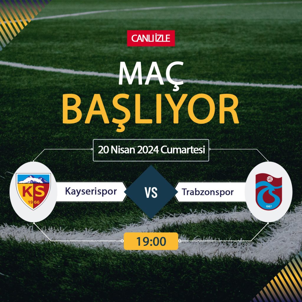 Kayserispor Trabzonspor maçı Bein Sports, TARAFTARIUM 24 CANLI İZLE! Kayseri Trabzonspor Canlı Donmadan Şifresiz izleme linki