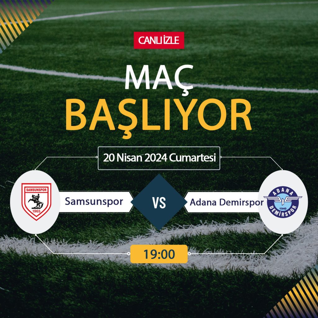 Samsunspor Adana Demirspor maçı Bein Sports, TARAFTARIUM 24 CANLI İZLE! Samsunspor Adana Demirspor Canlı Donmadan Şifresiz izleme linki