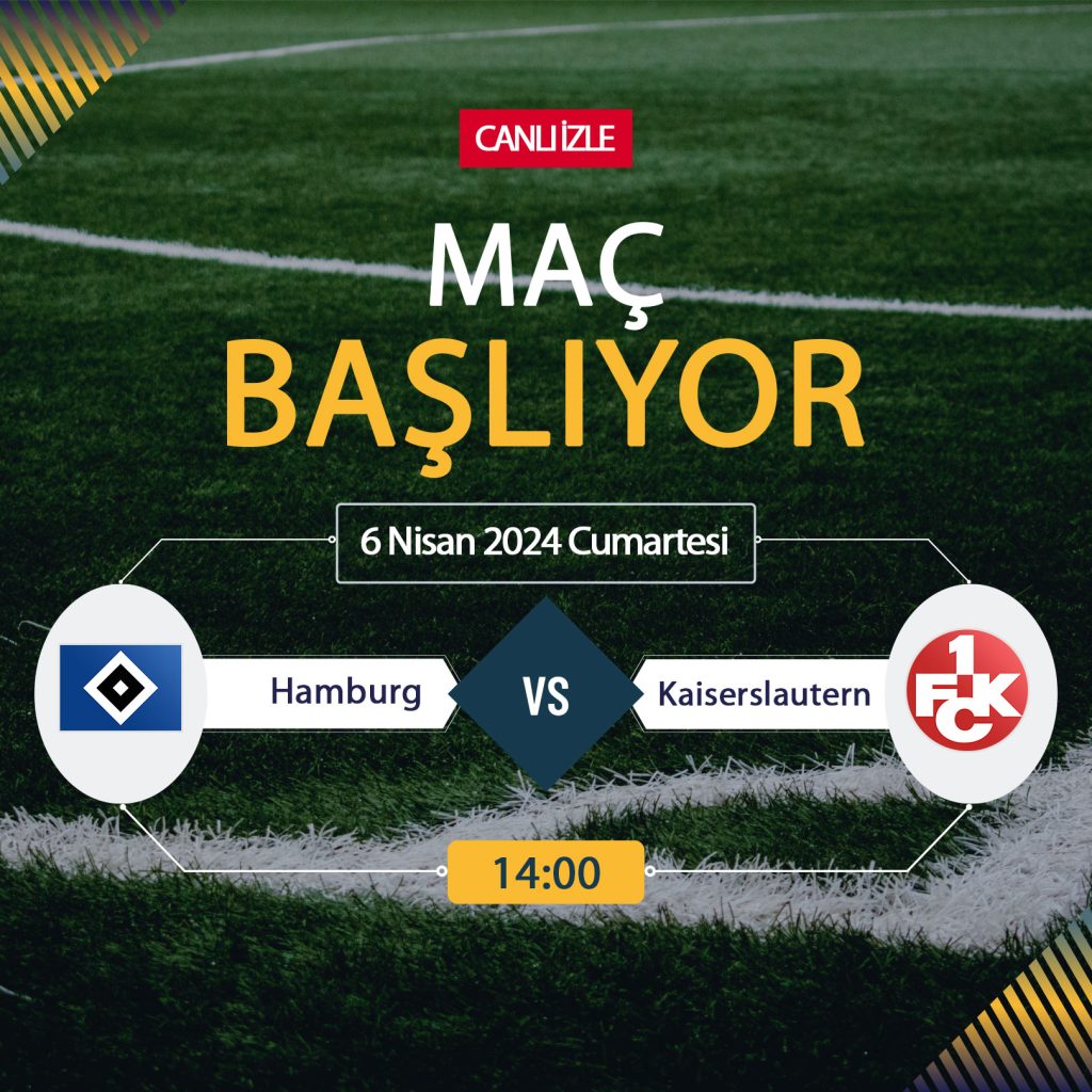 Hamburger SV Kaiserslautern maçı ne zaman, saat kaçta, hangi kanalda? Hamburger Kaiserslautern bedava izle