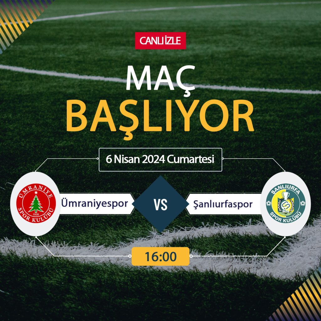 Ümraniyespor Şanlıurfaspor maçı ne zaman, saat kaçta, hangi kanalda? Ümraniye Urfaspor bedava izle