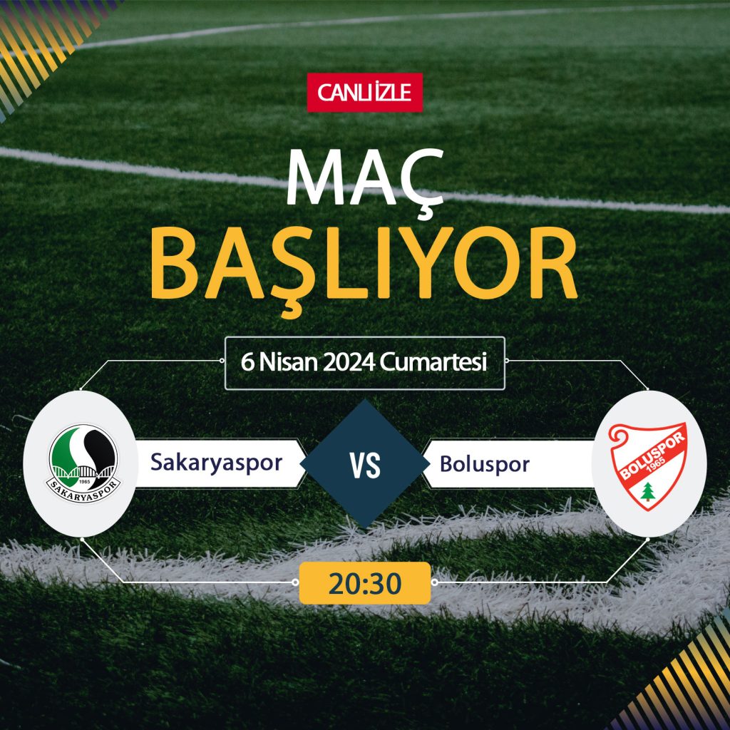 Sakaryaspor Boluspor maçı ne zaman, saat kaçta, hangi kanalda? Sakarya Bolu bedava izle