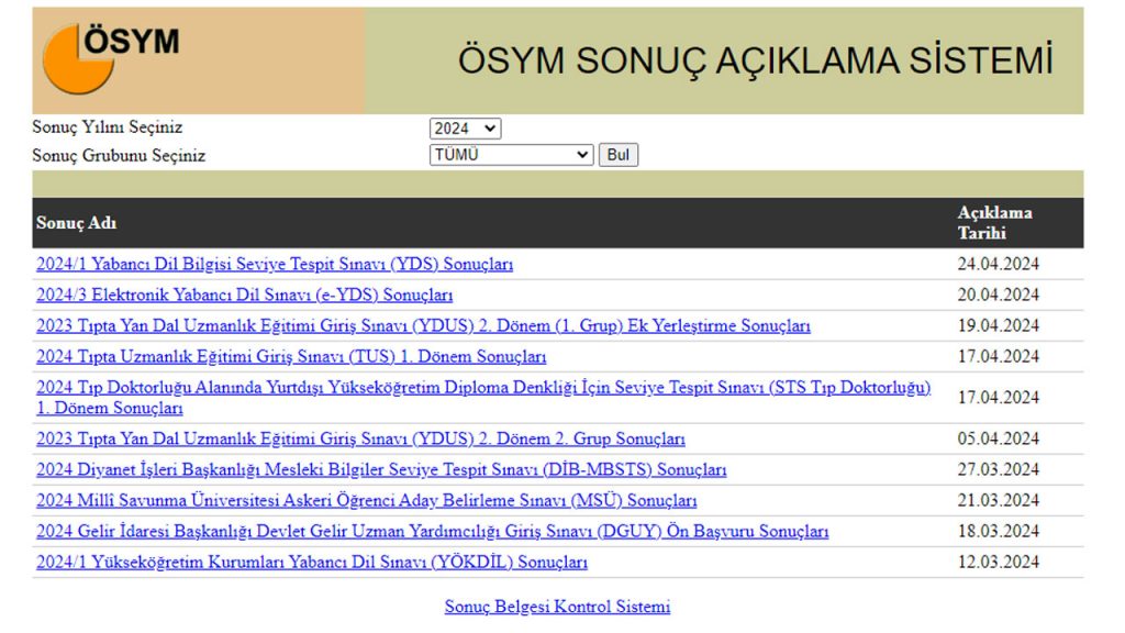 YDS sonuçları açıklandı mı? 2024 YDS sonuçları ne zaman açıklanacak?