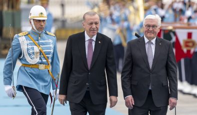 Cumhurbaşkanı Erdoğan, Alman Mevkidaşını Resmi Törenle Karşıladı