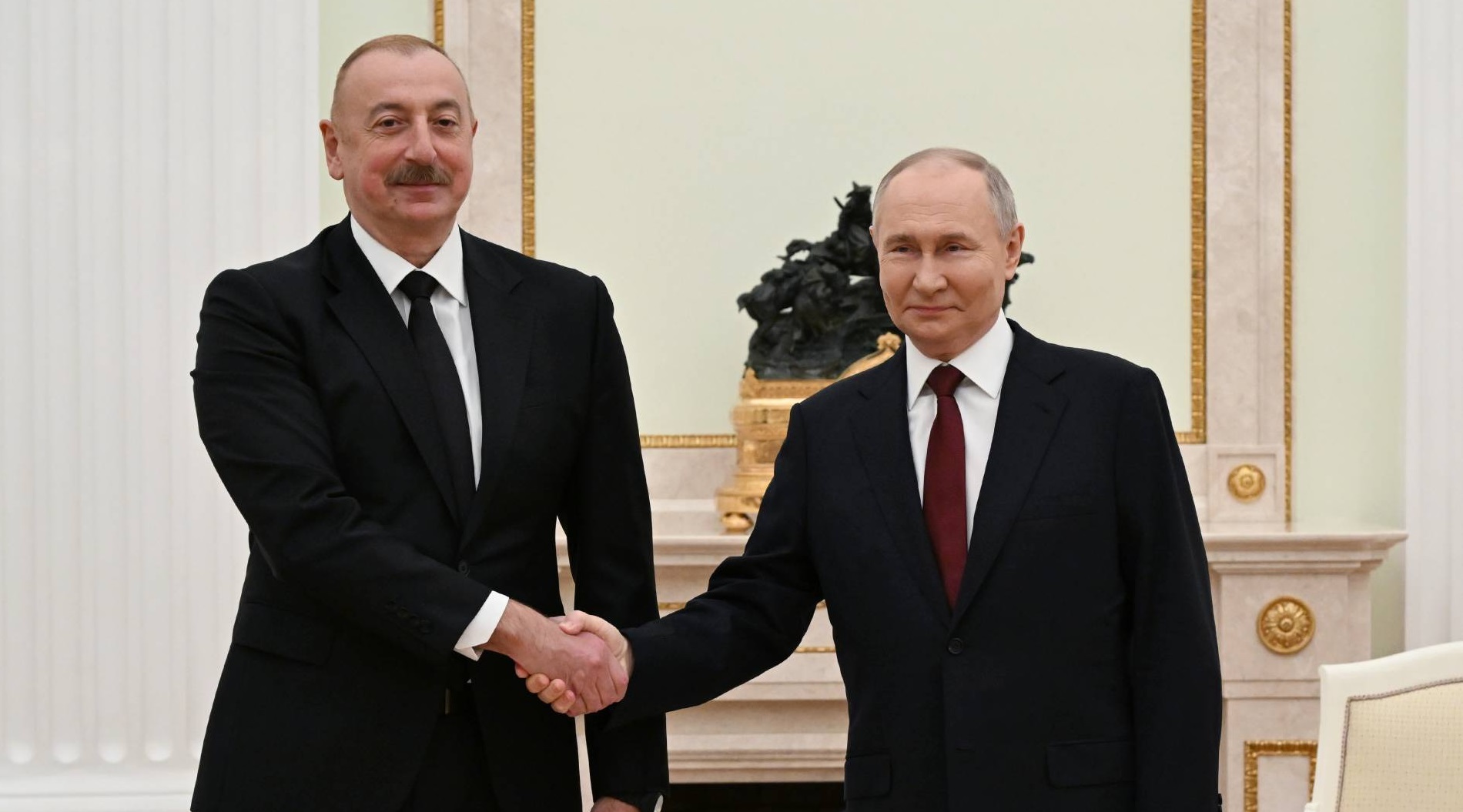 Aliyev ve Putin Moskova’da Bir Araya Geldi