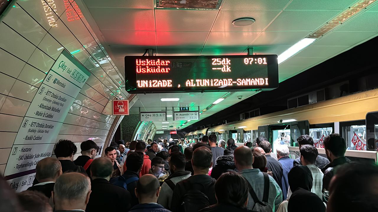 Üsküdar-Samandıra Metro Hattı 72 Saat Sonra Normale Döndü