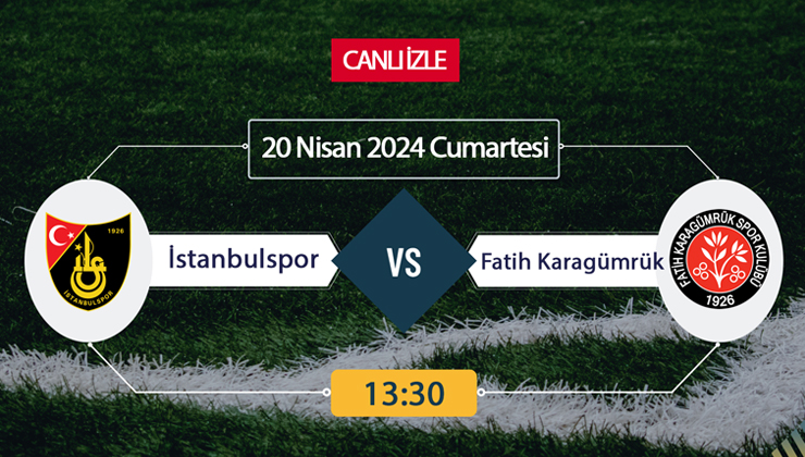 (şifresiz) CANLI İZLE İstanbulspor Karagümrük! Canlı İzle İnat TV, Bein Sports, Taraftarium, EXXEN, Selçuksports, Justin TV, Taraftarium24! İstanbulspor Fatih Karagümrük maçı 20 Nisan hangi kanalda, ne zaman, saat kaçta?