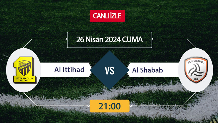 CANLI İZLE! Al Ittihad Al Shabab maçı S Sport Plus donmadan şifresiz canlı maç izle