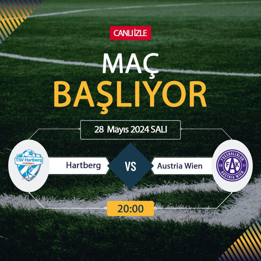 Hartberg - Austria Wien maçı Bein Sports, TARAFTARIUM 24 CANLI İZLE! Hartberg - Austria Wien Canlı Donmadan Şifresiz izleme linki 28 Mayıs 2024