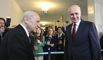 TBMM Başkanı Kurtulmuş’tan Bahçeli’ye Anayasa Ziyareti