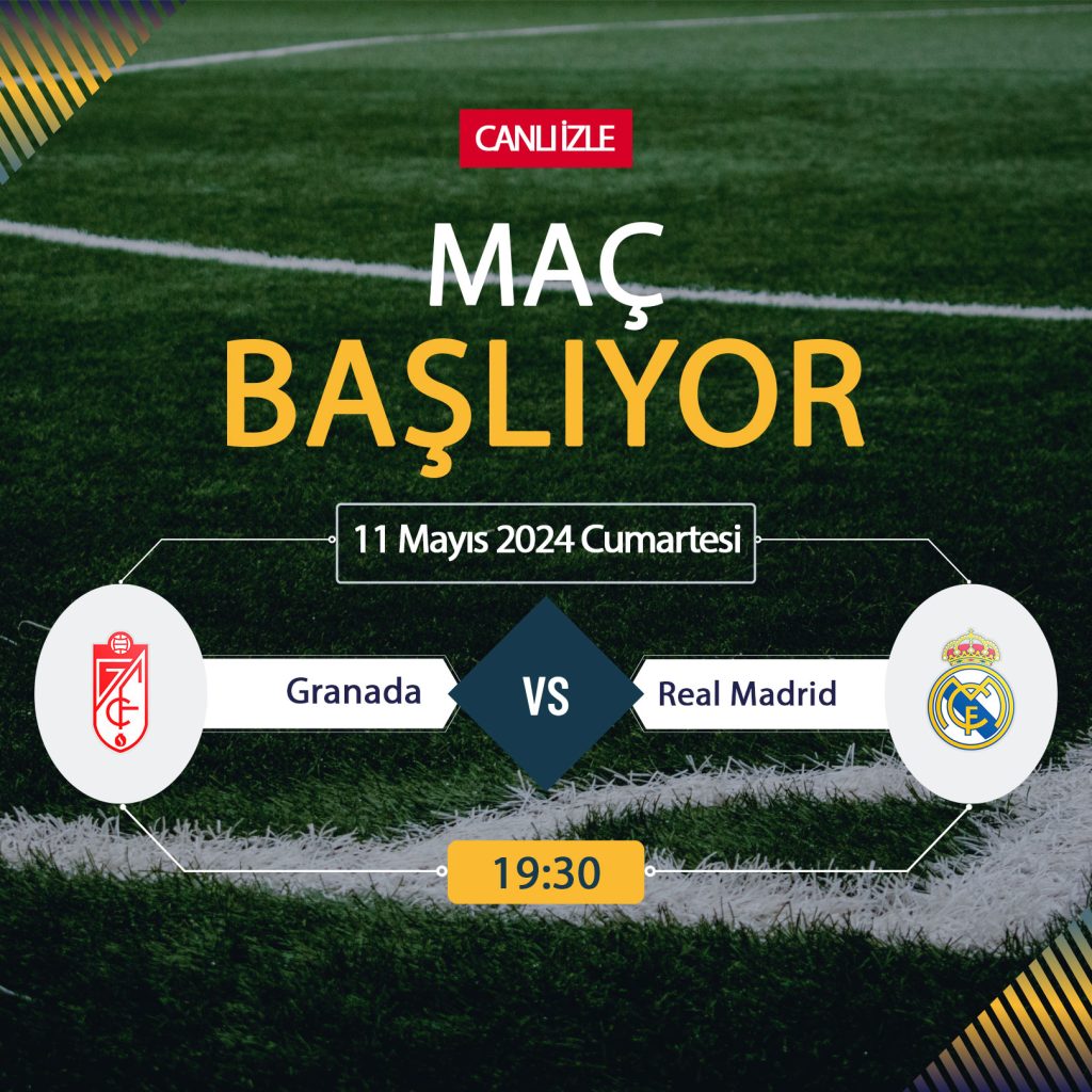 CANLI İZLE TV! Granada - Real Madrid Maçı Canlı İZLE 11 MAYIS 2024-ŞİFRESİZ S Sport