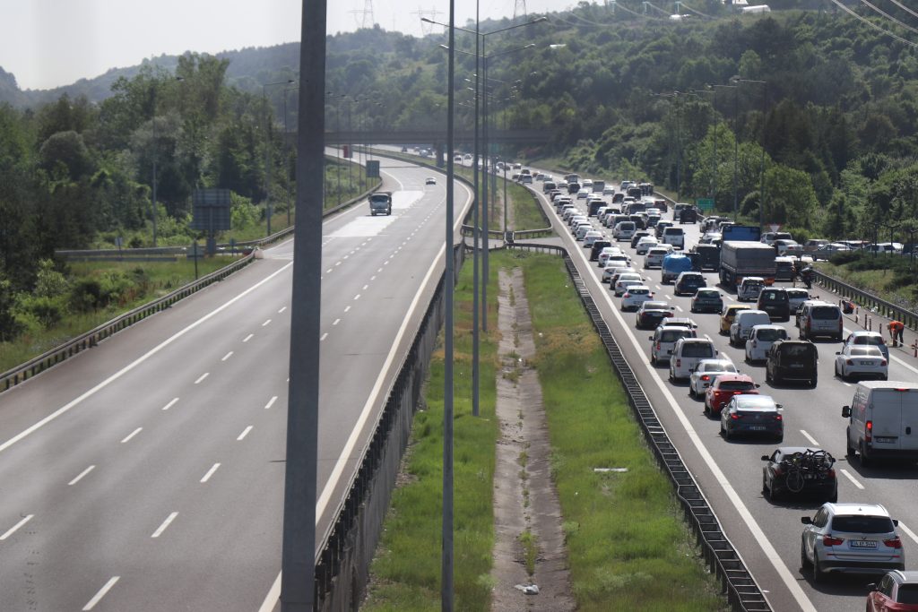 tem yoğunluk bayram trafiği